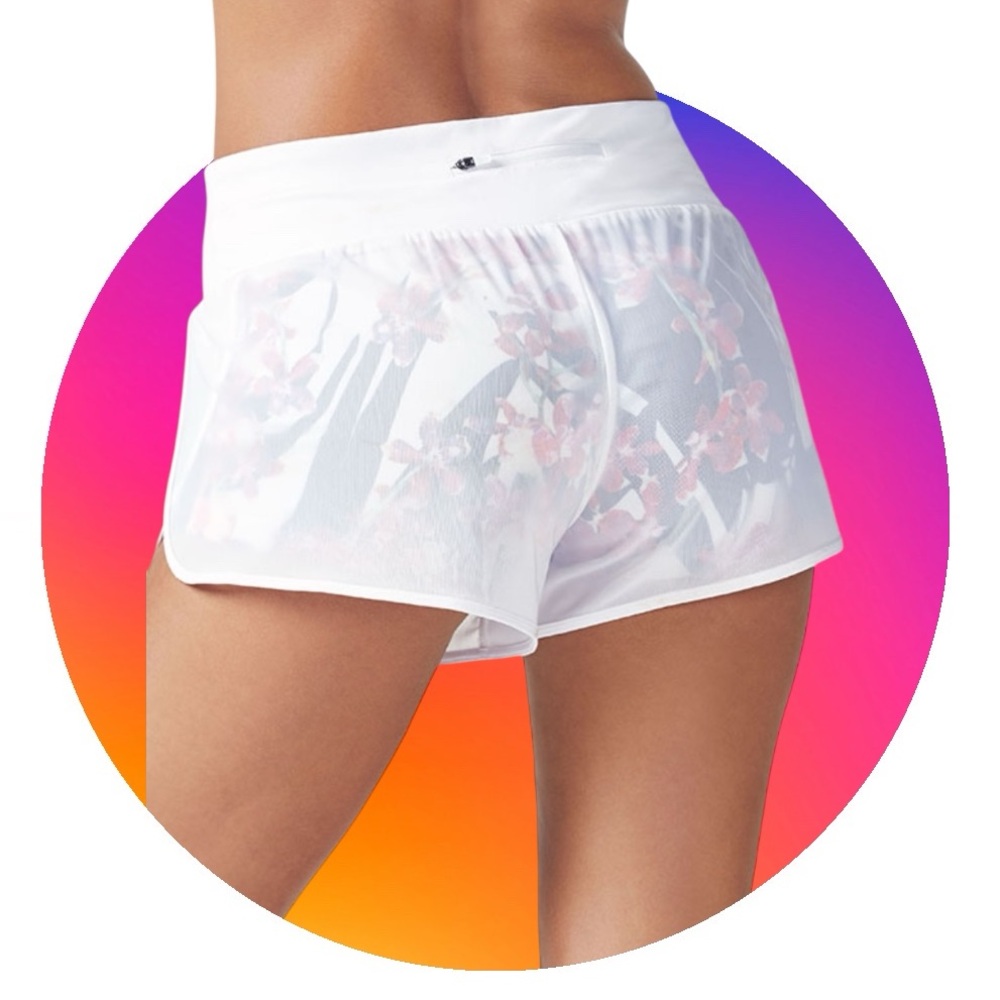 Floral White Women's Shorts
